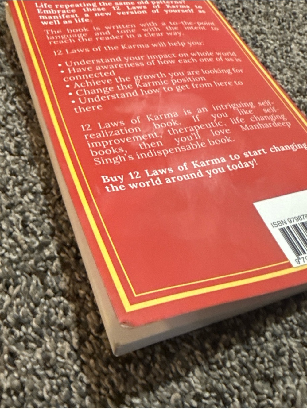 12 Laws of Karma by Manhardeep Singh Paperback 2024 Used Good - Picture 5 of 9